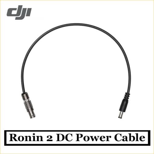 Original DJI Ronin 2 DC Power Cable connecting the DC IN port on the monitor to one of the 14.4V ports on Ronin 2