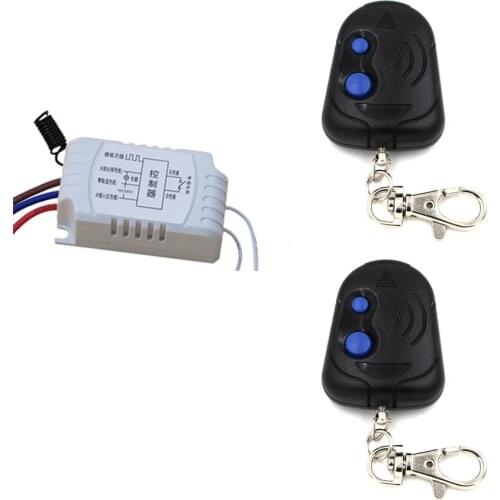 AC220V 1CH RF Wireless Remote Control Switch Simple Operation with Manual Button 1* Receiver+2*Transmitter Smart Home 315/433mhz