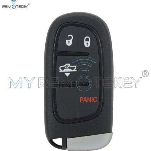 Remtekey GQ4-54T 4 button replacement Smart key shell case for Dodge RAM 1500 2500 3500 2013 2014 2015 2016 2017