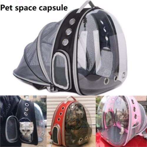 Backpack Cat backpack Cat bag Portable travel space capsule for cats and dogs,Scalable