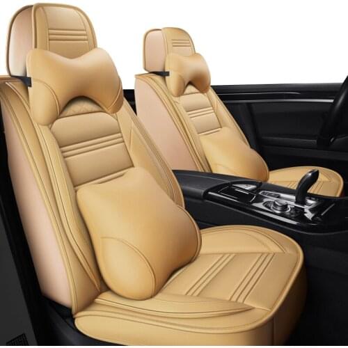 ZHOUSHENGLEE leather Universal Car Seat covers for Chevrolet all models captiva lacetti spark cruze sonic lanos car accessories