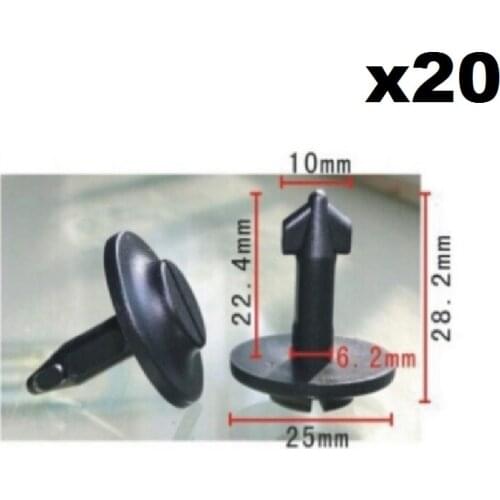 20pcs NEW GENUINE OEM UNDER ENGINE COVER CLIPS WHEEL ARCH CLIPS FOR AUDI A4 / SKODA SUPERB / PASSAT B5 4A0805163 , 4A0805121A