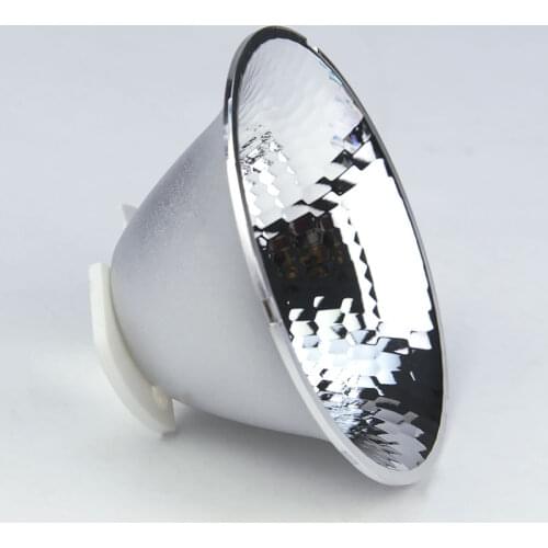 1PC 92mm Large Optical Reflector Lens Spherical Surface Parabolic Reflector Bow COB Light Source Reflection Cup 24 60 Degree