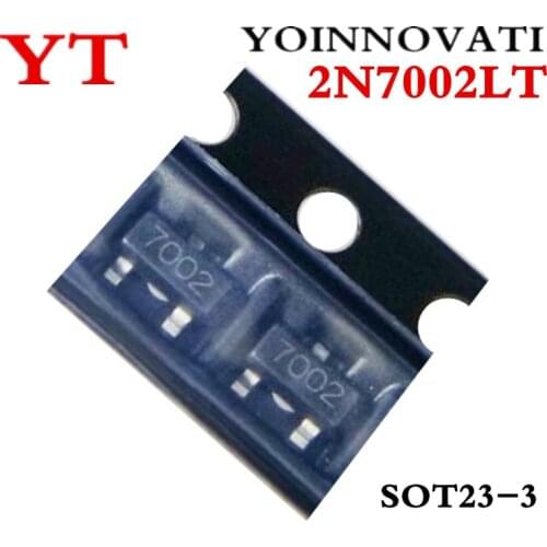 100pcs/lot 2N7002LT 2N7002 7002 N-Channel MOSFET N-CH SOT23 Best quality