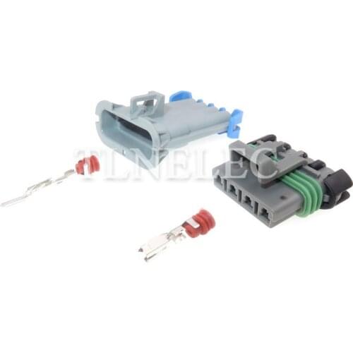 12129600 12129565 Delphi 4 Pin Metri Pack 280 Series Male Female Blower Plug Auto Connector for Buick Regal