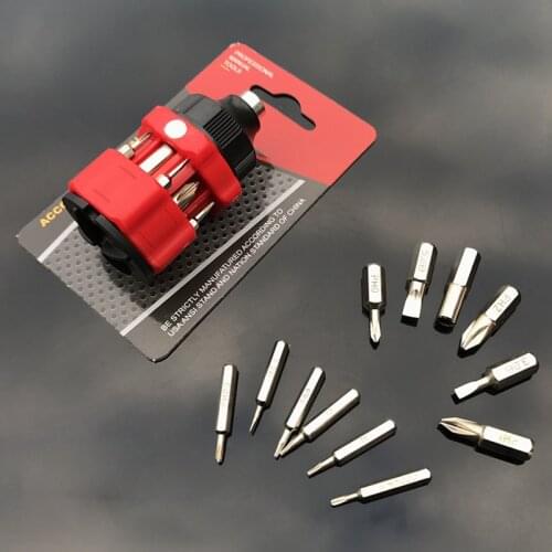 13 In 1 Mini Screwdriver Set Multi-function CR-V Screw Driver Phillips/Slotted/Torx/5-Point Screw-driving Tools