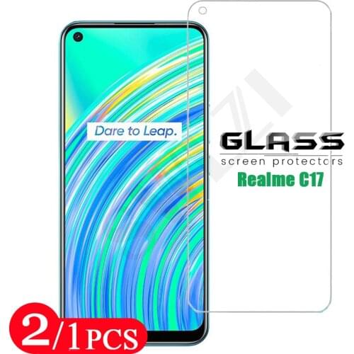 2/1Pcs for Realme C20 C20A C21 C25 C11 2021 C12 C15 C17 C1 C2 C2S C3 C3i Tempered Glass Protective Phone Screen Protector Film