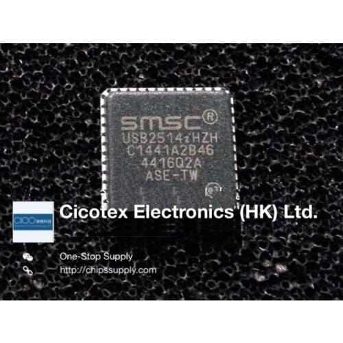 2pcs/lot USB2514I-HZH USB2514IHZH QFN48 IC CONTROLLER USB 48QFN
