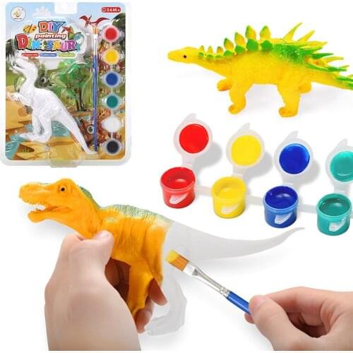 3D Painting Model Toys DIY Coloring Dinosaur Animal Drawing Model Educational Toys For Art Craft Creativity With Children