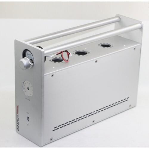 1 Piece DIY Aluminum Preamplifier Housing Top Holes 300B Pumpkin Split Chassis VU Meter Power Amplifier Cabinet 102*250*352mm