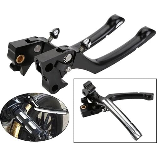 Aluminum ATV Brake Clutch Levers L+R For Sportster XL883/XL1200 04-13