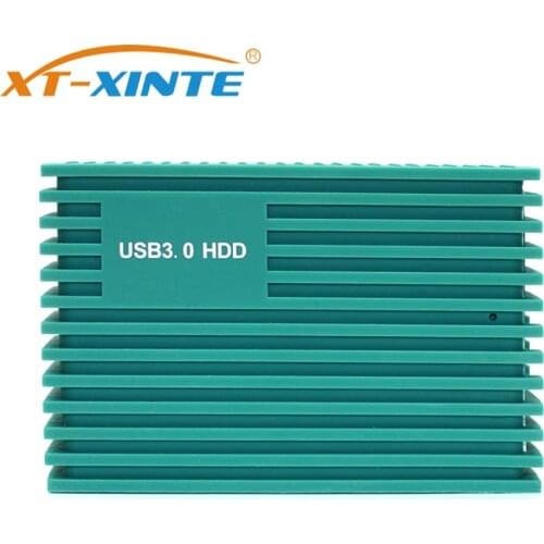 XT-XINTE 2.5 inch SATA Silicone HDD Enclosure Box Hard Disk Drive SSD External Adapter Case Shock-resistant USB 3.0 6Gbps