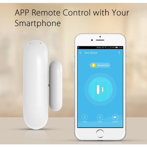 Zwave Plus Door Window Sensor Contact Sensor EU 868.4MHZ Instant Alert Magnet Lock Door Window Security Sensor