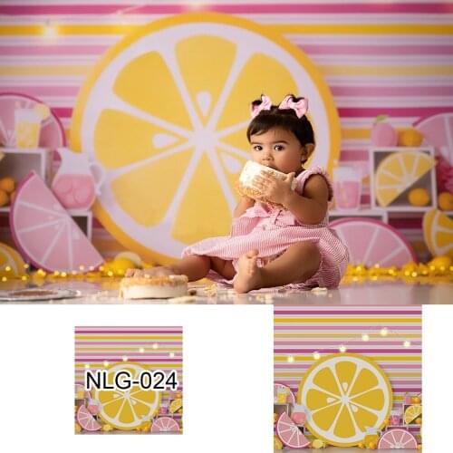 Photography Background Summer Lemonade Lemon Girl Boy Children Baby Shower Birthday Party Decor Backdrop Photo Studio