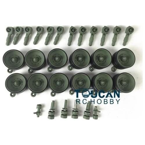 Henglong 1/16 British Challenger II RC Tank 3908 Camo Green Metal Road Wheels TH00513