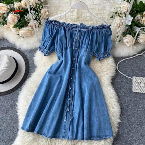 Джинсовые летние платья Huan-Qing China At AliExpress