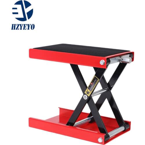 HZYEYO Stand Center Scissor Lift Hoist Workshop Bench 500KG for Motorcycle Motorbike Bike Jack T-011