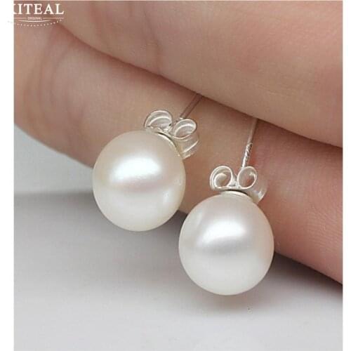 KITEAL Fashion jewellery charms Perfume women earrings Pearl ear-rings 8mm(6mm) pearl jewelry kupe jewellery