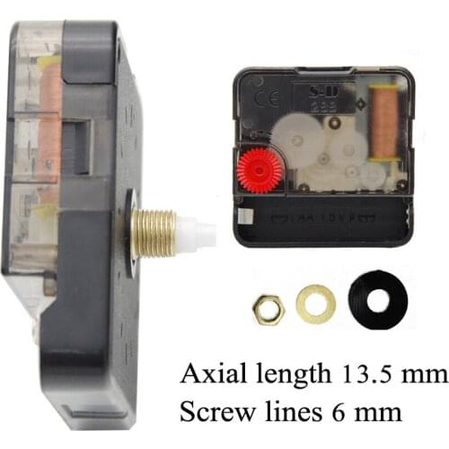 Room Wall Quartz Clocks Movement Mechanism Replace Parts Set Long Hands Props