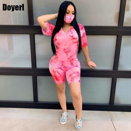 Tie Dye Two Piece Set Shorts and Top Set Women Sweat Suits Summer Clothes for Women Sport Casual 2 Piece Set Tracksuit Outfits