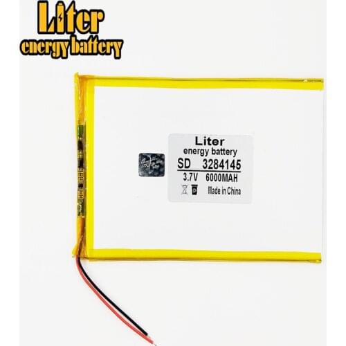 Li-po 3284145 3.7V,6000mAH (polymer lithium ion battery) Li-ion battery for tablet pc 7 inch 8 inch 9inch