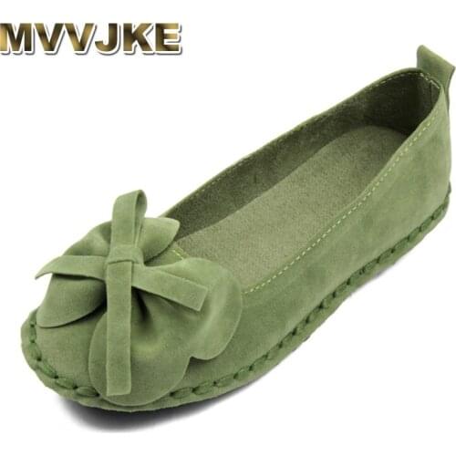 MVVJKE Luxury Bowtie Leopard Print Women Flats Causl Single Shoes High Quality Brand Elegant Womens Flats