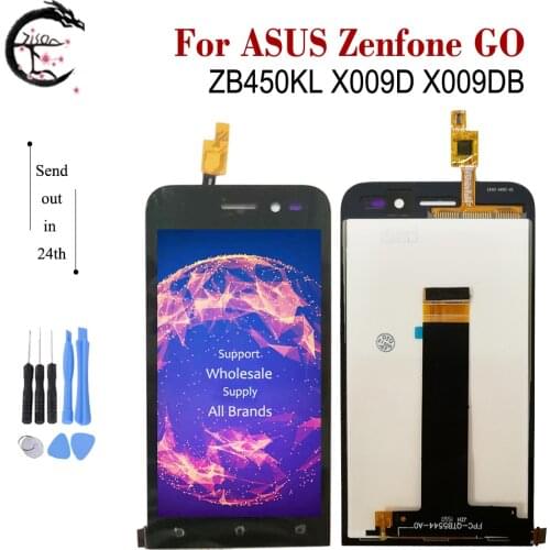 New LCD For ASUS Zenfone GO ZB450KL LCD X009D X009DB LCD Full Display Screen Touch Panel Digitizer Assembly 4.5" ZB450KL Display