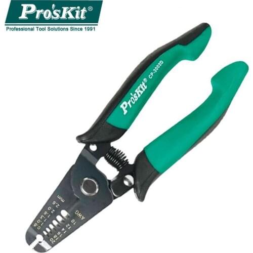 ProsKit CP-3002D Precision Double Color Wire Stripping Pliers Tool Cutting Plier Electrician Electronic Shear Clamp