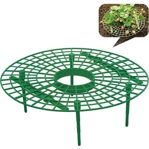 1pc Strawberry Stand Holder Frame Plastic Balcony Planting Stand Fruit Flower Pillar Rack Plant Plant Vine Climbing Garden F7I7