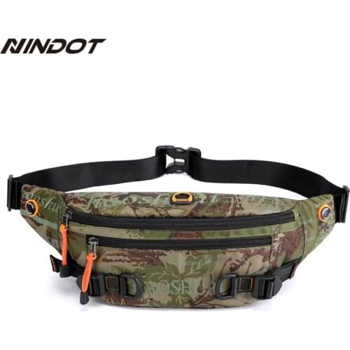 New Waist Bag for Men Luxury Hip Hop Cool Packs Waist Belt Bag Sports Suprem Bum Bag Fanny Pack Men Running Fitness
