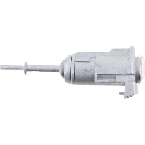 Silver Automotive Left Door Lock Cylinder Key For VW Passat B5 96-05 Vehicle