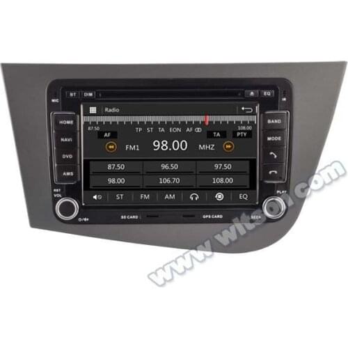 7" Special Car DVD for Seat Leon 2005-2012 & Seat Altea 2004-2012 & Seat Altea XL 2007-2013 with Front DVR Camera Support