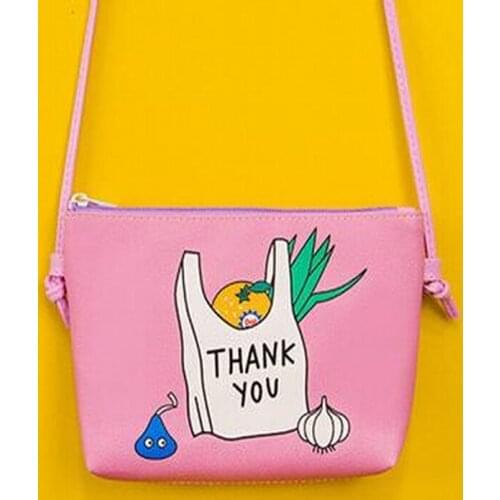 Girls Flap ship Bags Cartoon Make Up Bag Small Adjustable Single Shoulder Bag Women Purse Best quality Korea pink bags