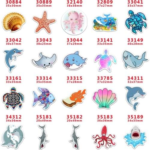 10 Pcs Cartoon Planar Resin Cabochons PR30884