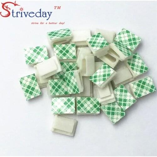 100pcs/lot Car line card fixed line folder driving recorder wiring deduction 3M adhesive fixed line wiring card DIY