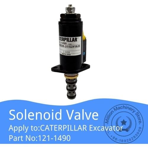 121-1490 Solenoid valve for Cterpillar Excavator G24YA30 E320B E320C E320D Hydraulic Main Pump
