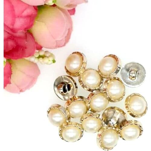 20PCs Plastic Sewing Buttons Scrapbooking Round Buff Shank Beads 12mm Dia. Costura Botones Decorate bottoni botoes B200601