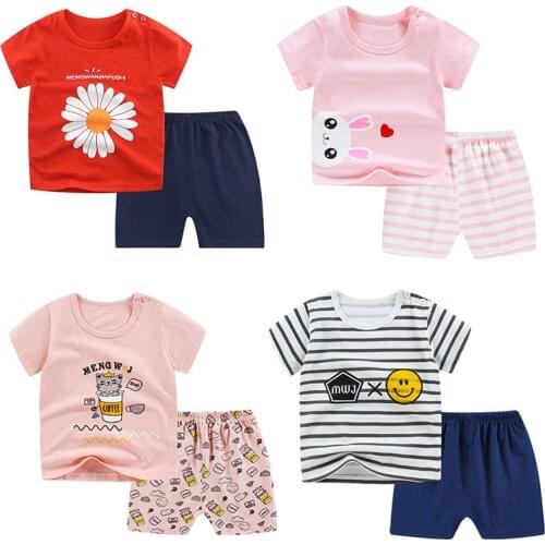 2021 Baby Boys Girls Cartoons Dinosaur Tops Summer Kids Short Sleeve T-shirts For Girls Tee Casual Toddler Tshirt Baby Clothes