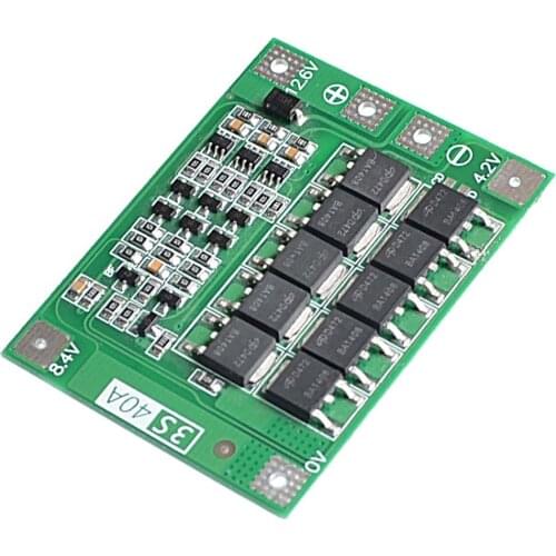 3S 40A Li-ion Lithium Battery Charger Protection Board PCB BMS For Drill Motor 11.1V 12.6V Lipo Cell Module