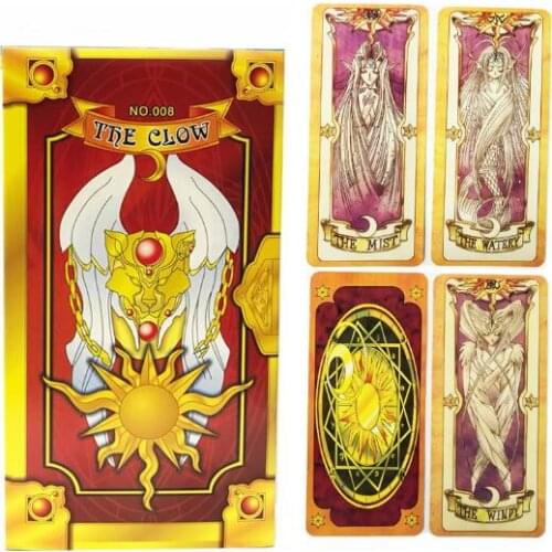 56pcs/54pcs Set Anime Card Captor Sakura Magic Card Cosplay Card Sakura Clow Cards Character Collection Playing Cards Gifts New