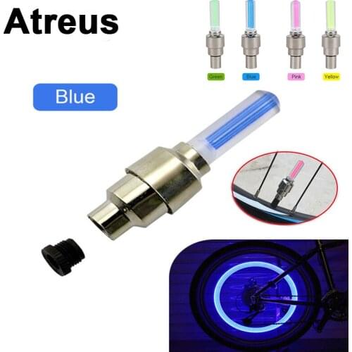 Atreus 2X For Lexus Honda Civic Opel astra h j Mazda 3 6 Kia Rio Ceed Volvo Lada Motorcycle Car Wheel Tire Valve Caps LED Light