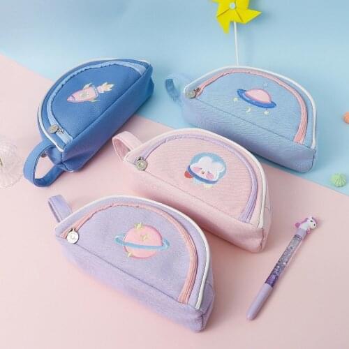 Kawaii rabbit Large Capacity Pencil Case Student Stationery Pencil Bag Cute Large-capacity PU Leather Storage Bag Cute Bag