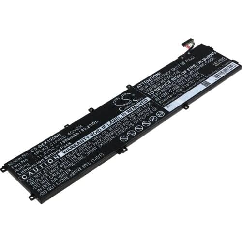 CS 7300mAh/83.22Wh battery for DELL Precision 5510,XPS 15 9530,XPS 15 9550,XPS 15-9550-D1828T,XPS15 9550 01P6KD