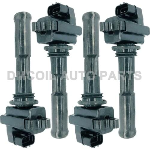 4 PCS IGNITION COIL FOR FIAT BARCHETTA BRAVA BRAVO COUPE MAREA LANCIA DEDRA DELTA II (1995-2005) 1.8L 46460582 60606485 CM14301
