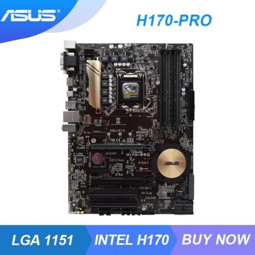 Original Motherboard For ASUS Z170-K LGA 1151 DDR4 Z170 USB3.0 USB3.1 M.2 SATA3 Used PC Motherboard