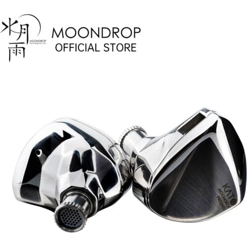 MoonDrop KATO Earphones Dynamic Earbuds Replaceable Sound Nozzle Headset With High Quality Detachable 0.78 2Pin Standard Cable