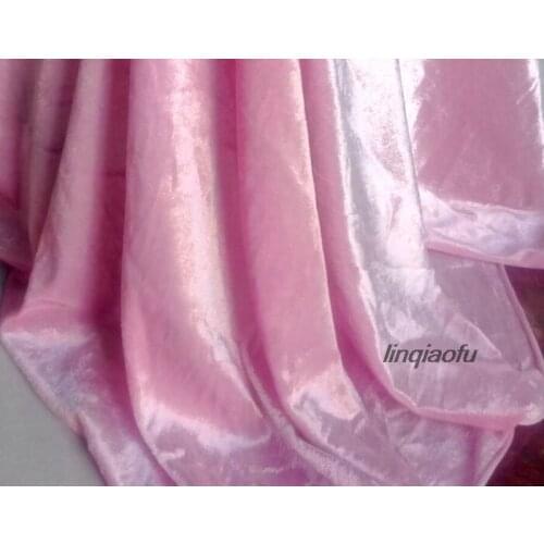 New bright clothing toy DIY handmade fabric Electronic flannel stage decoration shop short plush fabric