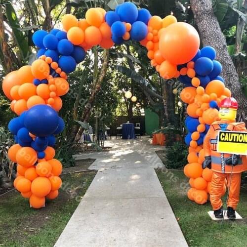 DIY Halloween Balloon Garland Arch Kit Pastel Latex Navy Blue Orange Balloon Wedding Birthday Baby Shower Gender Party Decoratio