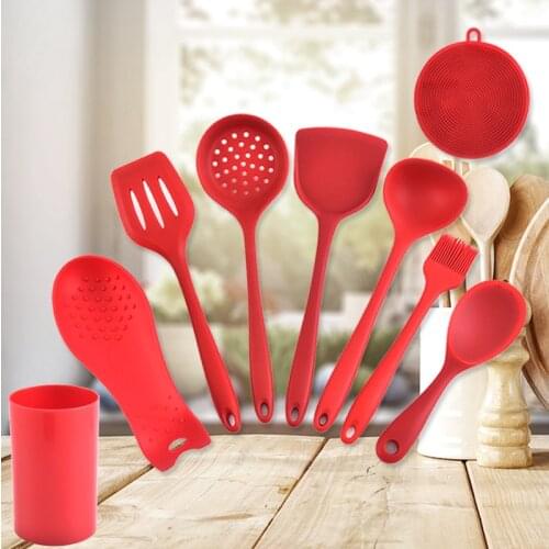 Silicone kitchenware set silicone shovel stir-fry shovel stir-fry spoon multi-functional kitchenware