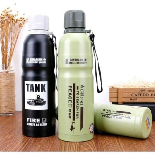 Thermos Mug 500ML 850ML Stainless Steel Vacuum Flask Thermos Bottle For Tea Sports Eco-Friendly Automotive Coffee Mugs